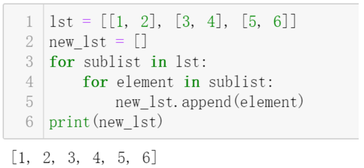 Python将多维列表「拉伸」为一维列表的10种方式 - 知乎