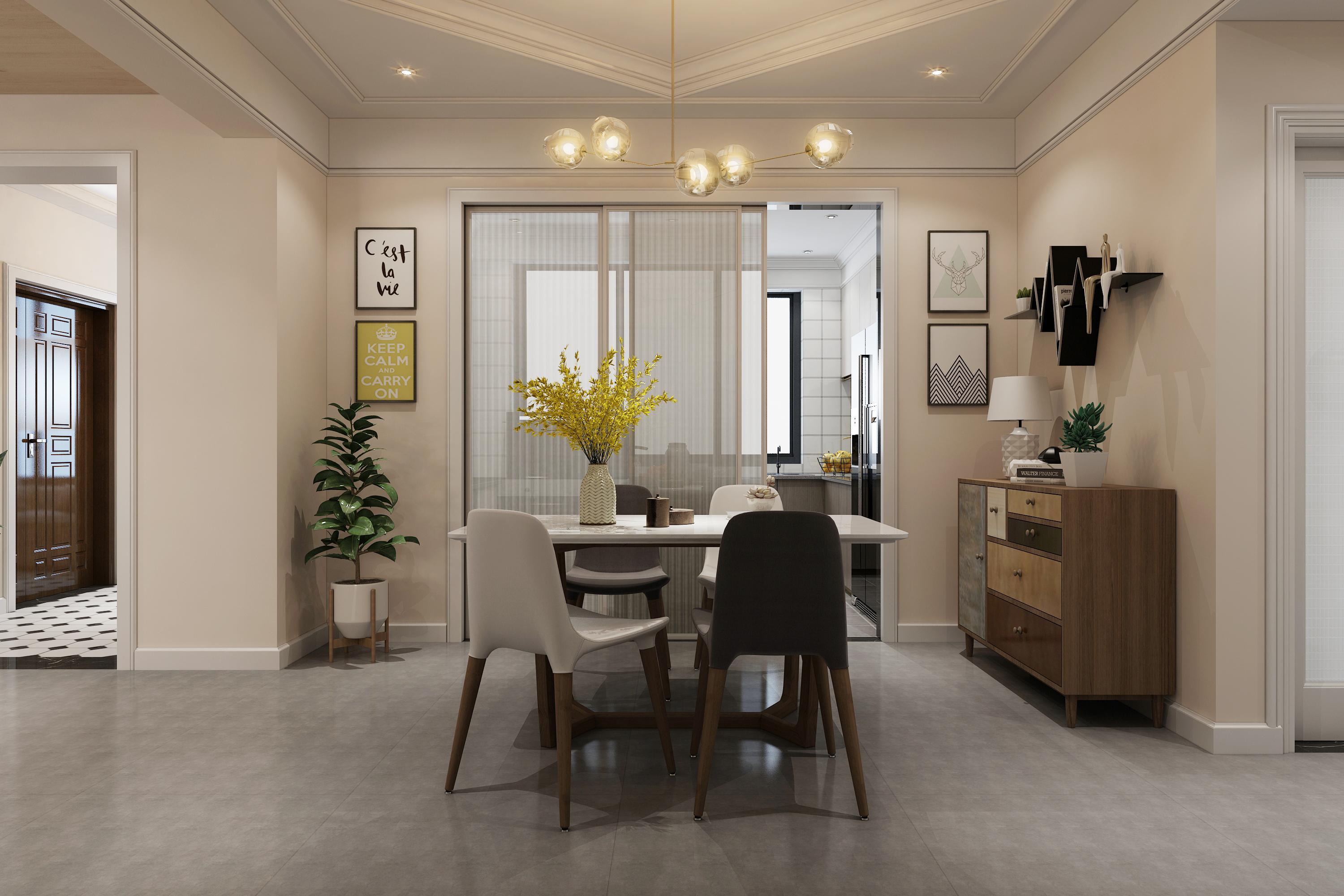 北欧风格,客厅选择柔光的灰色瓷砖应该选择什么样颜色的墙面?