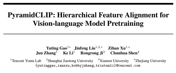 PyramidCLIP: Hierarchical Feature Alignment for Vision-language Model ...
