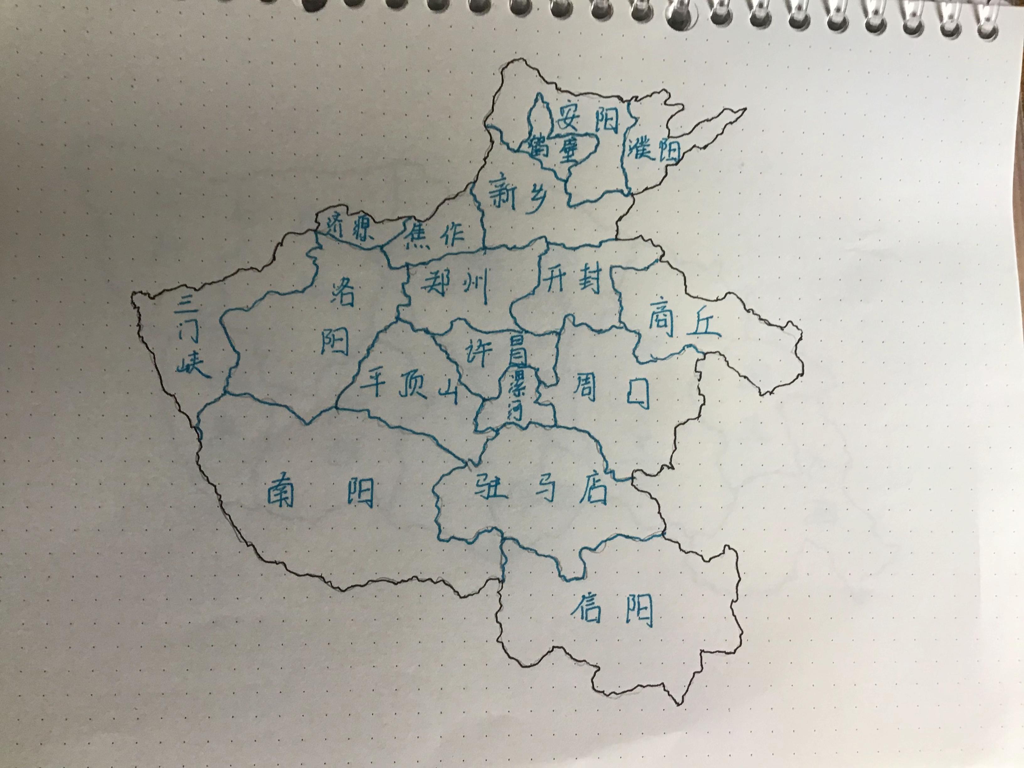 作为手绘地图爱好者,你有哪些自己画的地图?