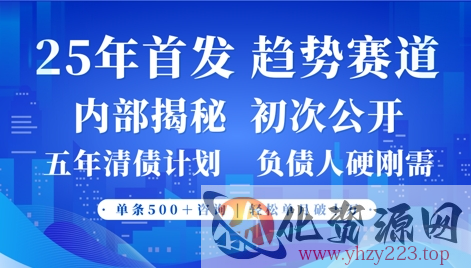 2025年首次公开，真正的事业型赛道，客咨不断，单月轻松破W