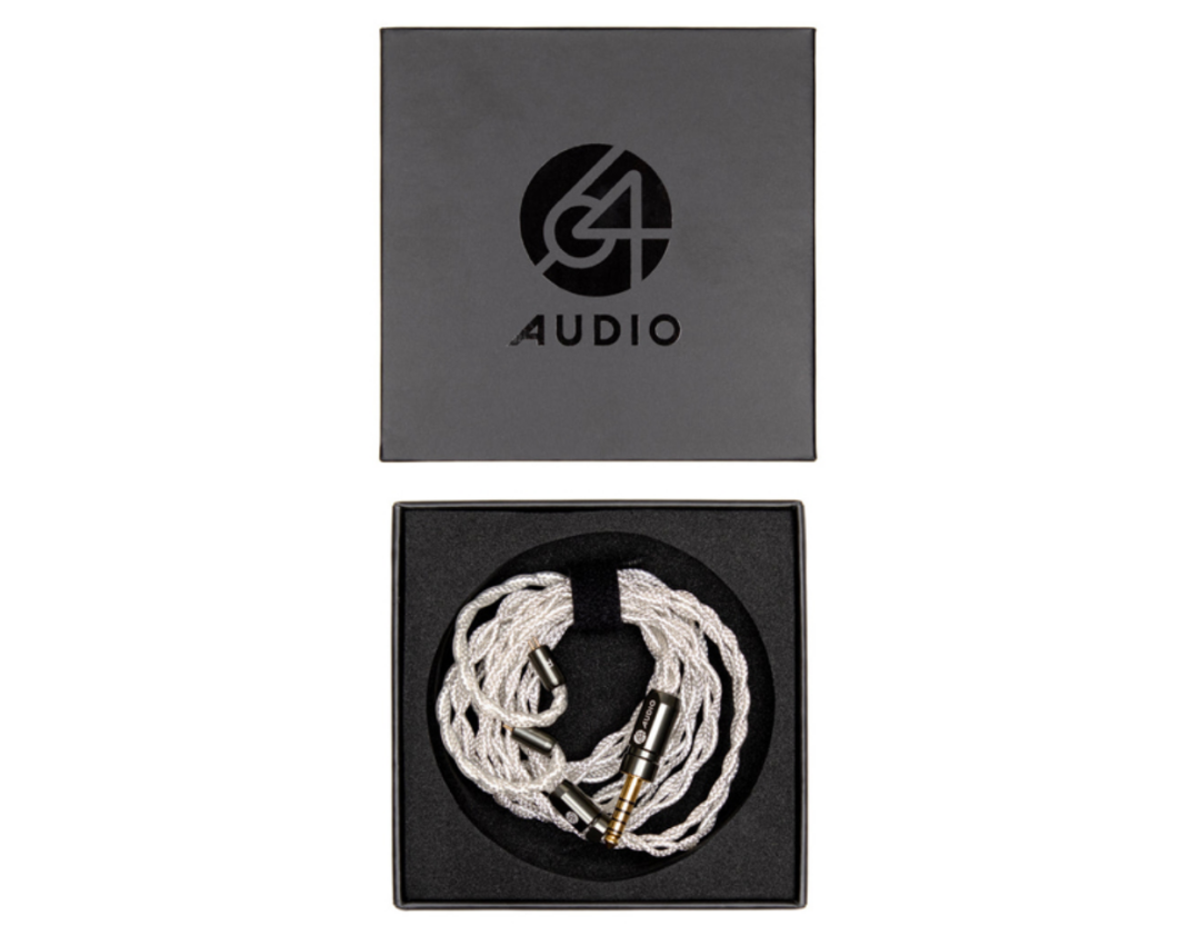 64 Audio新品第一弹· 4.4mm Shielded Silver-Core Cable高级纯银屏蔽