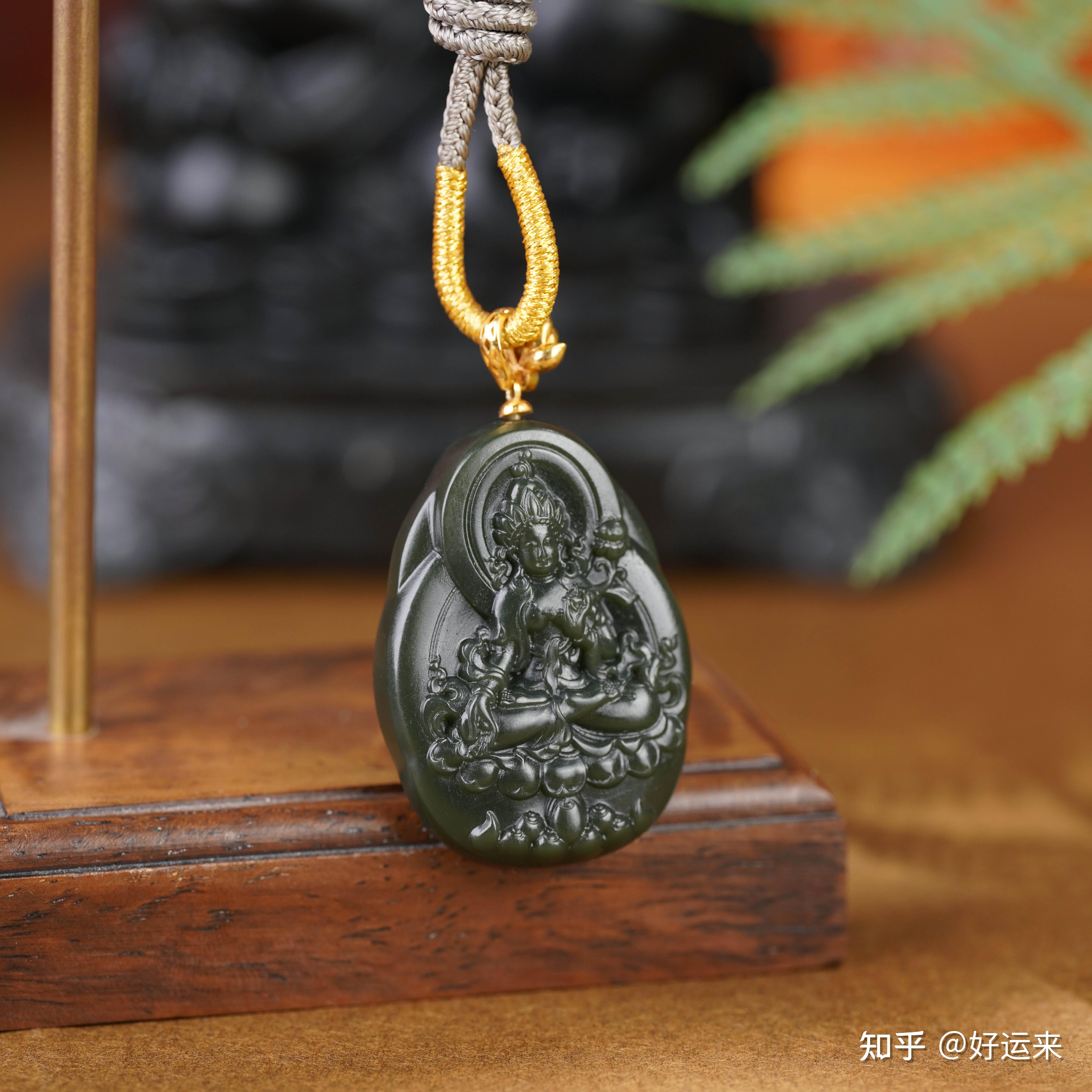 玄青和田玉|最纯正的青色调,一种极致的美! - 知乎