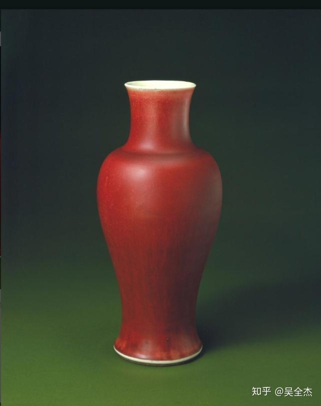 文房具　清康熙　 紅釉花瓶/F2-66 2023_NYR_20461_0900_002(