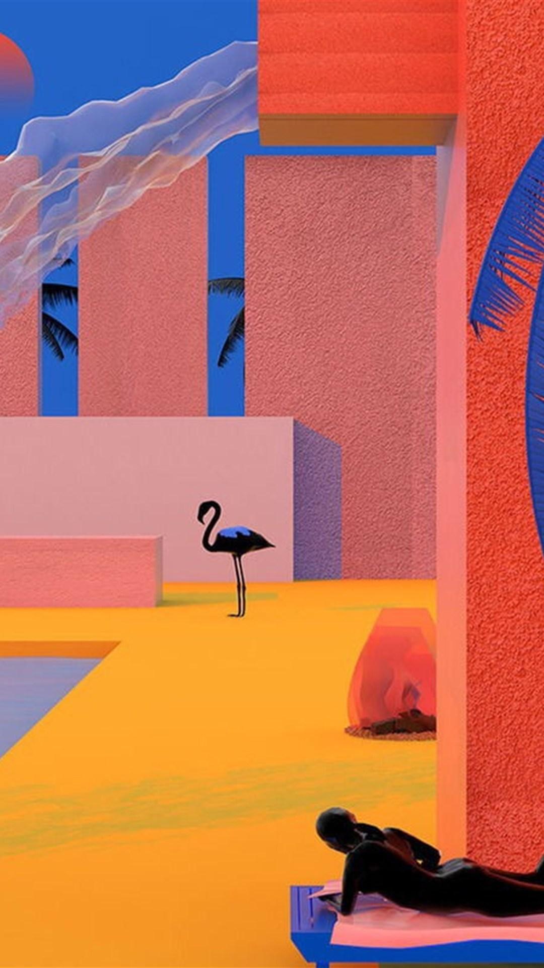 有没有具有色彩冲击力视觉冲击力的手机壁纸