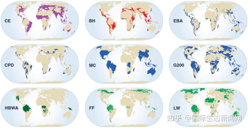 全球生物多样性保护优先事项 - 知乎