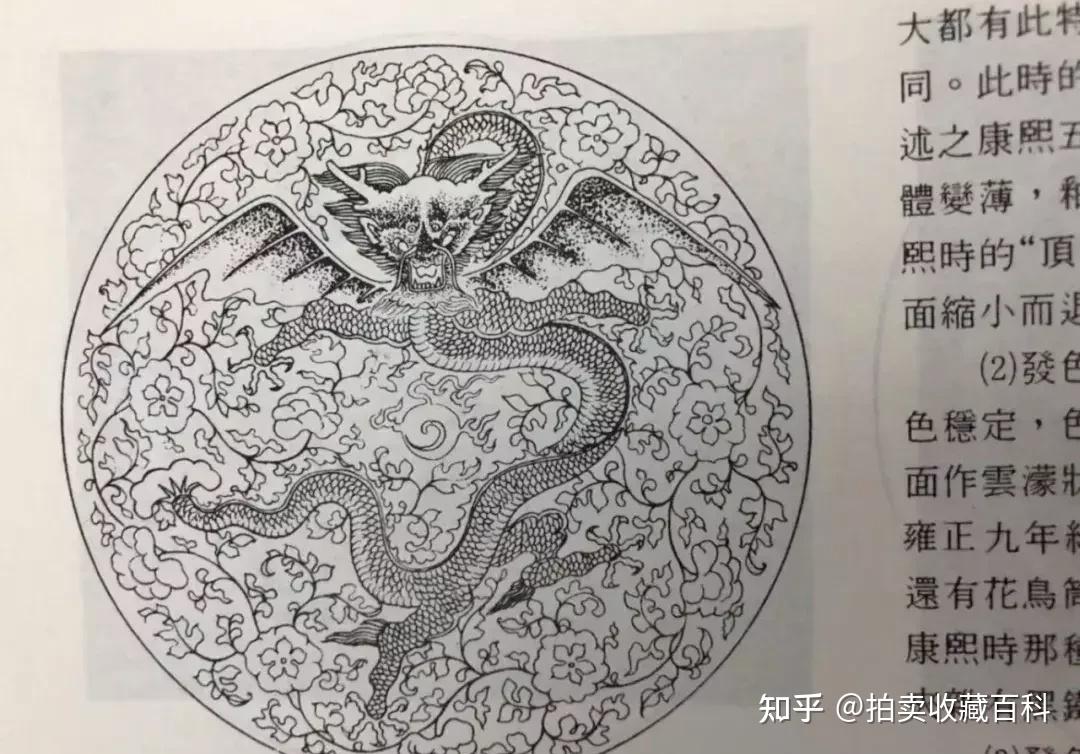 乾隆应龙纹大盘张翼之飞龙纹饰龙中寿命最长之龙- 知乎