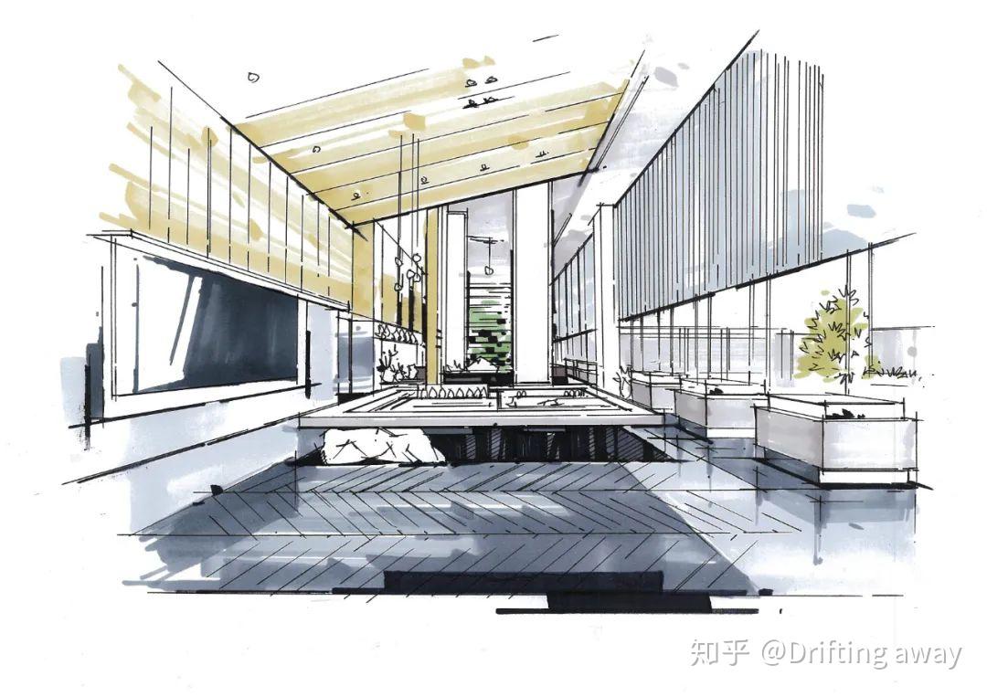 每周一画|如何画好室内效果图?|手绘步骤示范 - 知乎