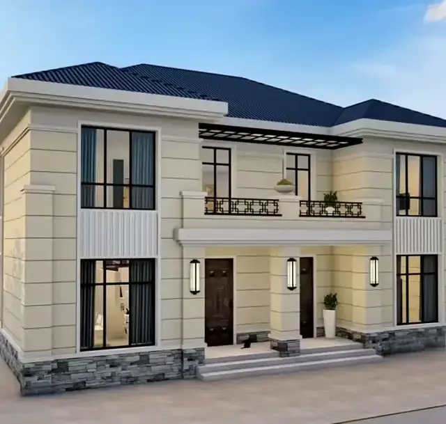 24套二层双拼兄弟农村自建房别墅,二层乡村别墅住宅自建房设计 - 知乎