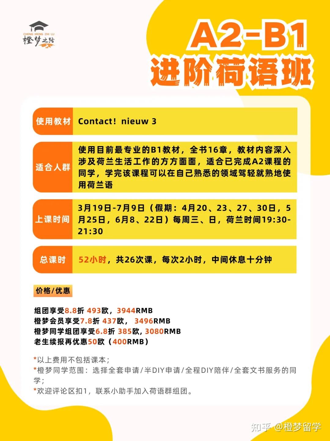 学荷兰语+享求职秘笈，【荷语互动小班课】0-A2、A2-B1，第十期来啦！ - 知乎
