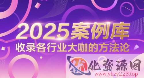 2025案例库，收录各行业大咖的方法论