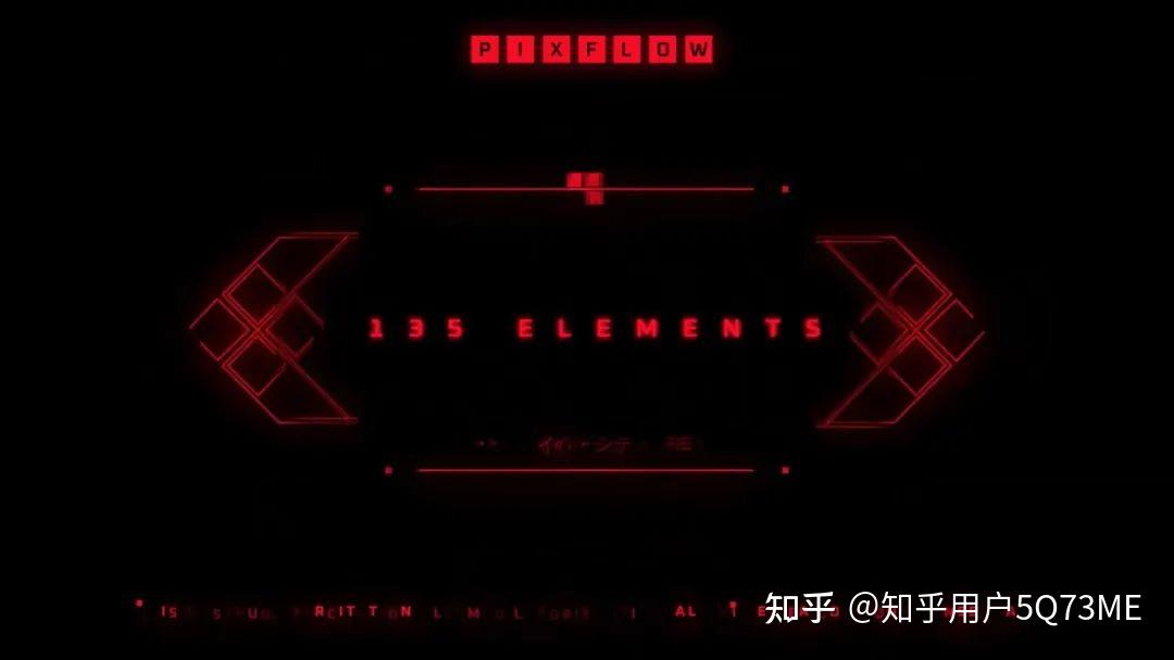 135个赛博朋克科幻未来科技HUD全息图表元素形状AE模板/MP4视频迭加素材 Pixflow - REDUX Sci-Fi HUD ...