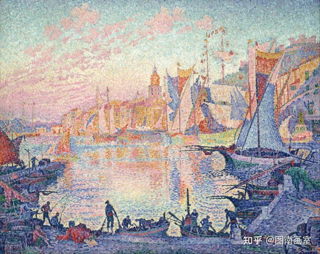 大师作品分享 | 法国新印象派点彩派画家保罗·西涅克与他的风景画 - 知乎