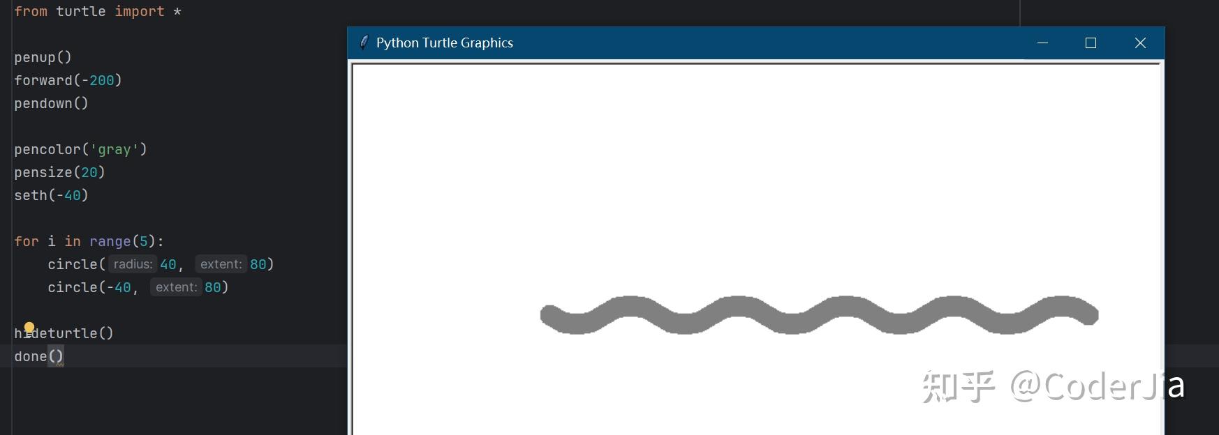 在使用pycharm中turtle库绘制图形时，运行结果在画布上显示后，画布立刻关闭是怎么回事? - 知乎