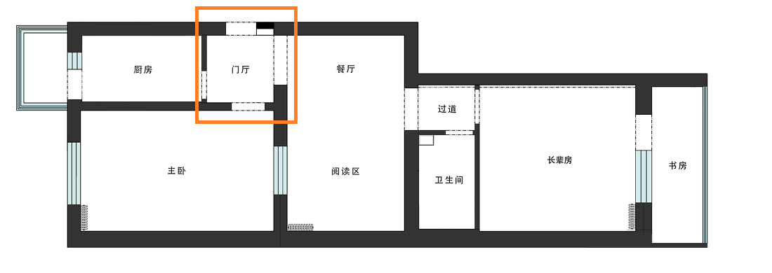 进门第一眼看到的是好看的挂画