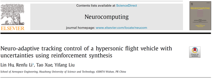 [10.CONTROL_RL_hyfly_oc_4] 含不确定性高超声速飞行器的基于强化学习的神经网络自适应跟踪控制 - 知乎