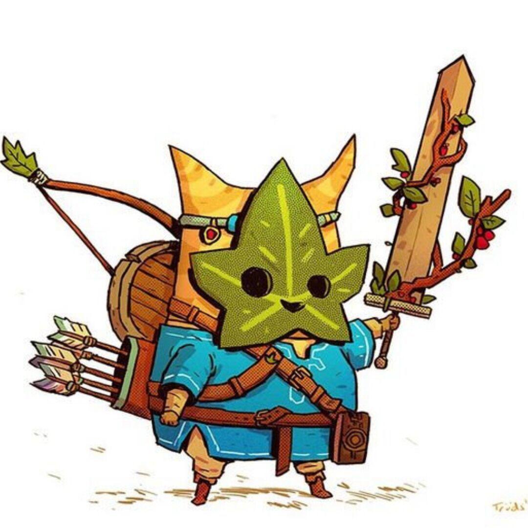 有没有高清一点的塞尔达呀哈哈的图片,想要拿来做头像? - 知乎