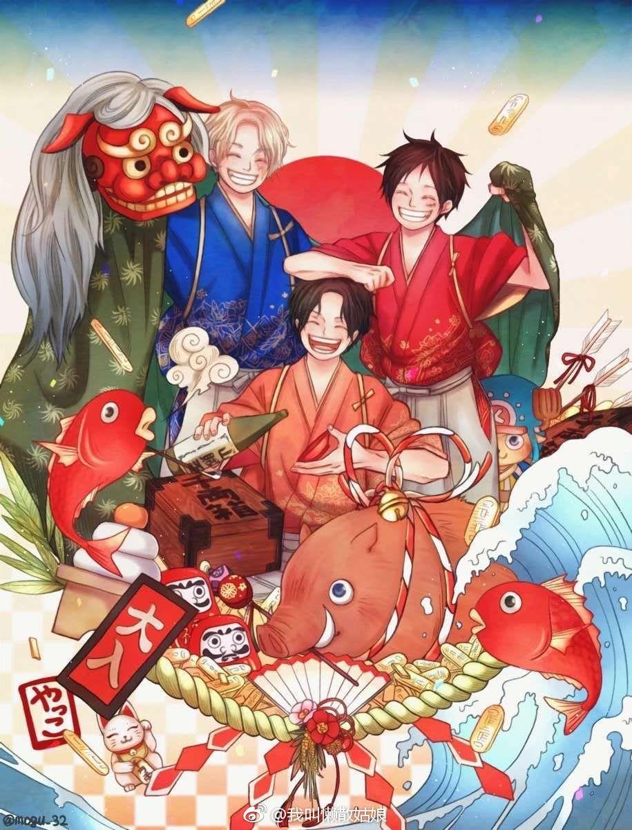 有没有大佬有海贼王拜年的头像