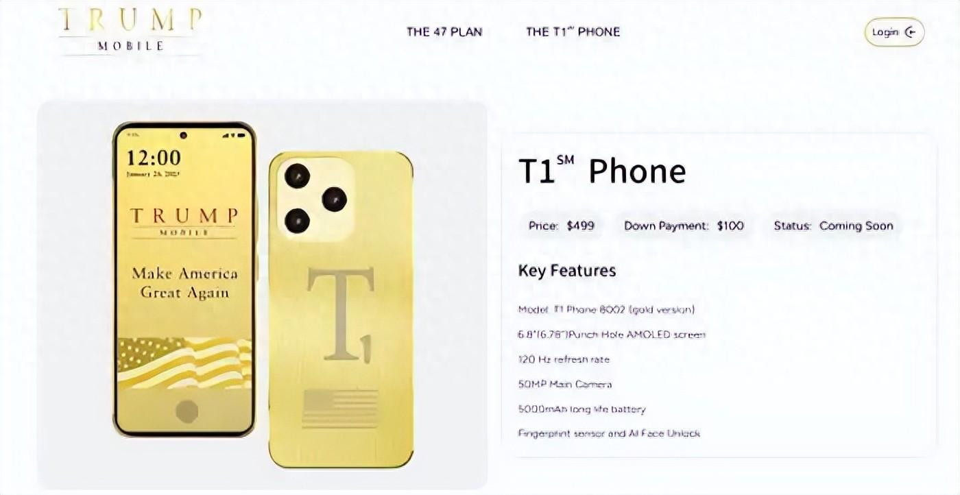 特朗普集团推出T1 Phone手机，定价499美元，进军美国通信市场- 知乎