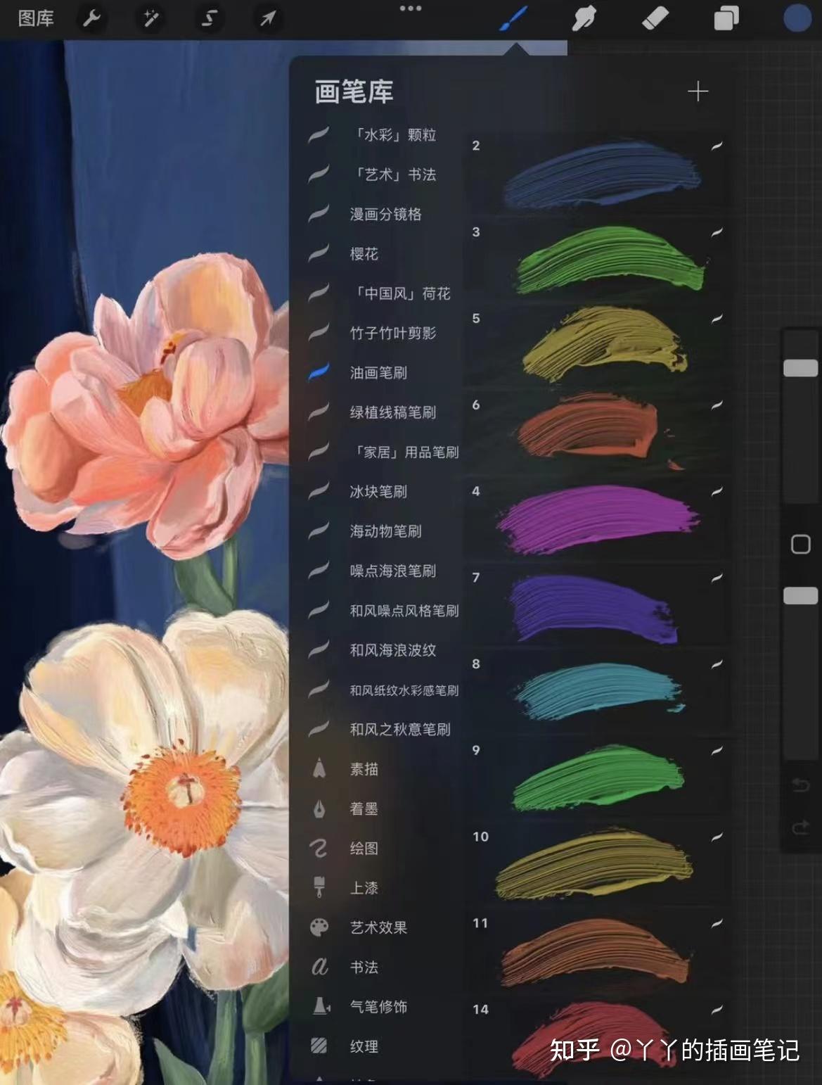 【油画笔刷】神仙质感,超棒!ps/procreate都可 - 知乎