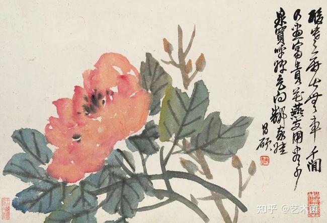 画家吴昌硕花卉册：笔随意转，状物传神- 知乎