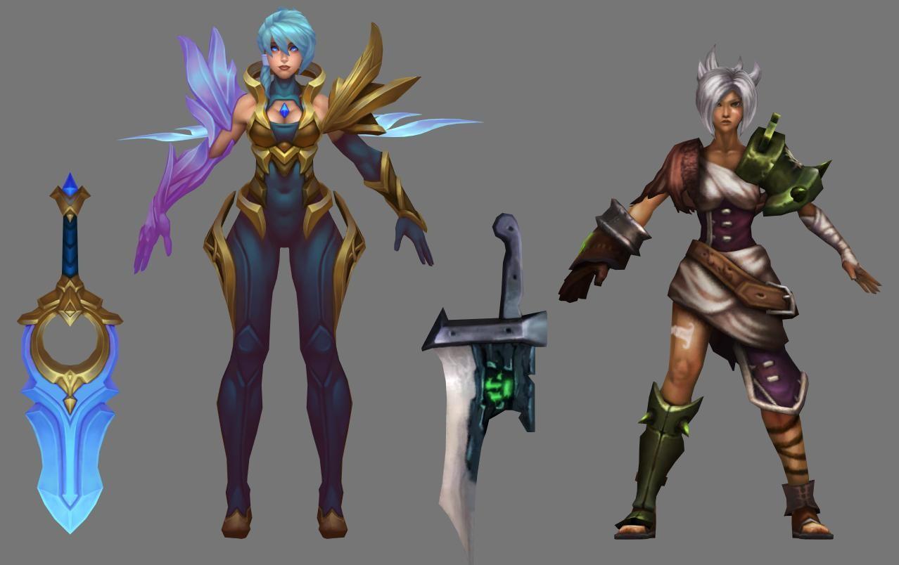 放逐之刃锐雯各个皮肤有什么特点,操作起来会不一样吗? - 知乎