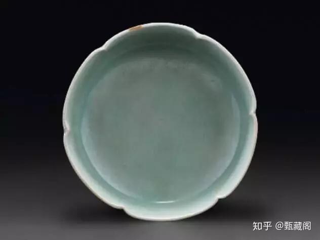 清早期有闲居监制青料描金花卉笔洗小盘 清早期有闲居监制青料描金花卉笔洗小盘