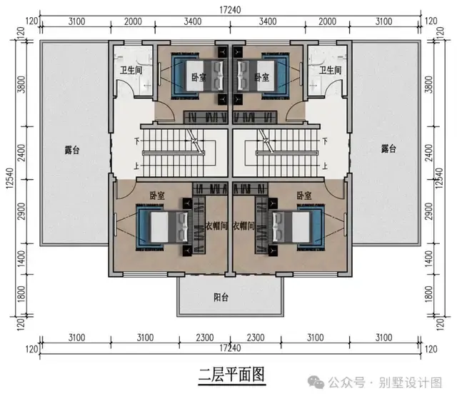 三层新中式兄弟双拼别墅效果图,30套农村双拼农村自建房别墅 - 知乎