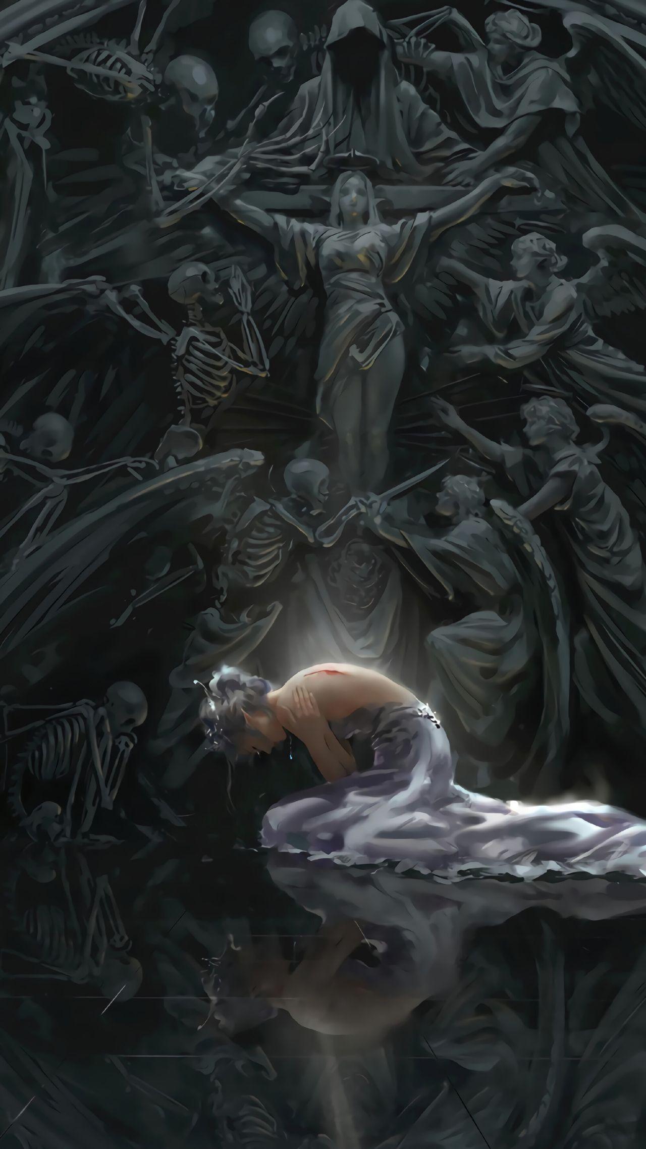 有哪些不压抑的黑色系壁纸