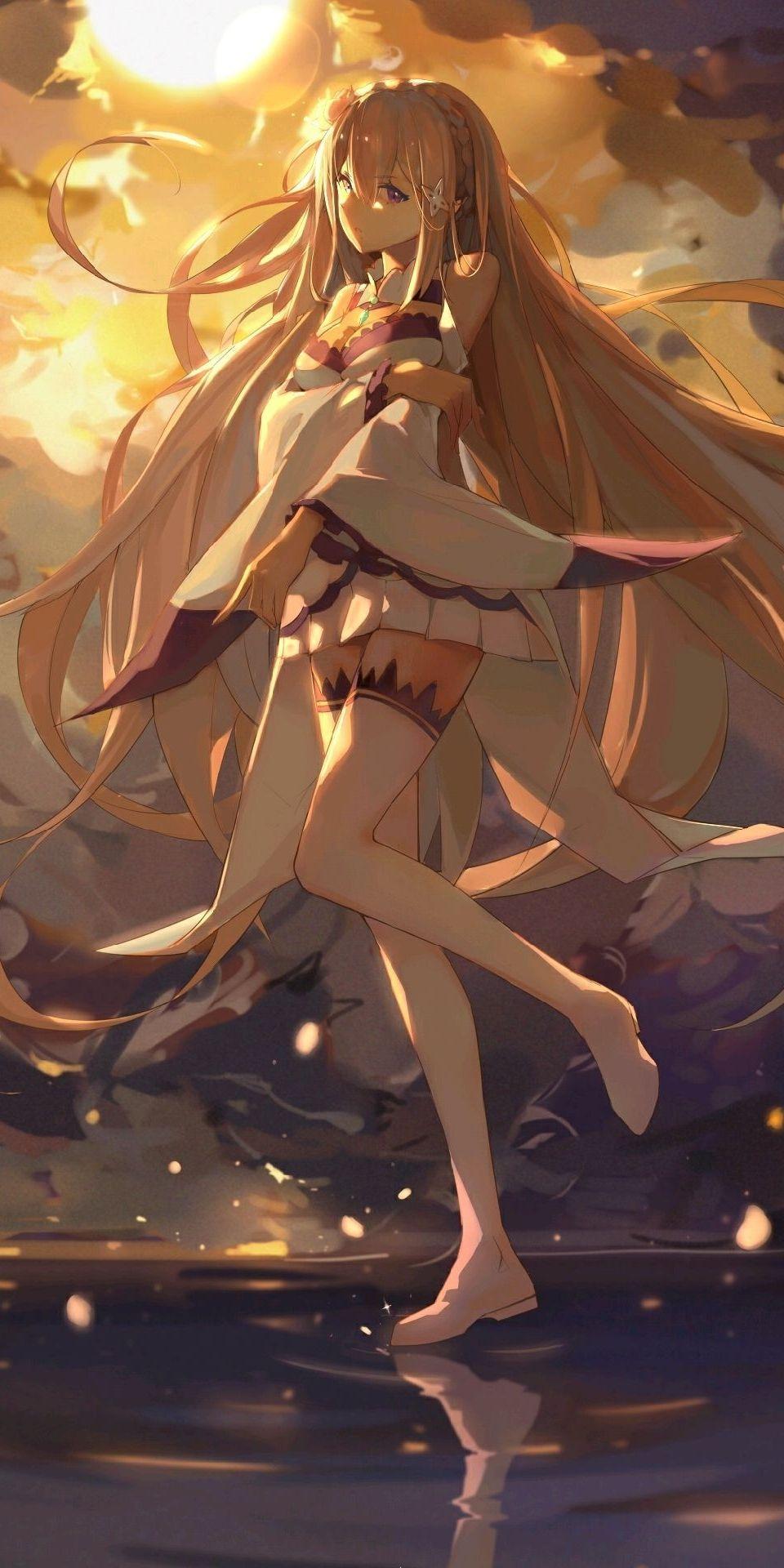 有什么好看的动漫全面屏壁纸?类似下面这种?