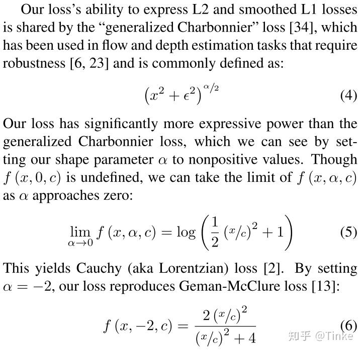 A General and Adaptive Robust Loss Function - 知乎