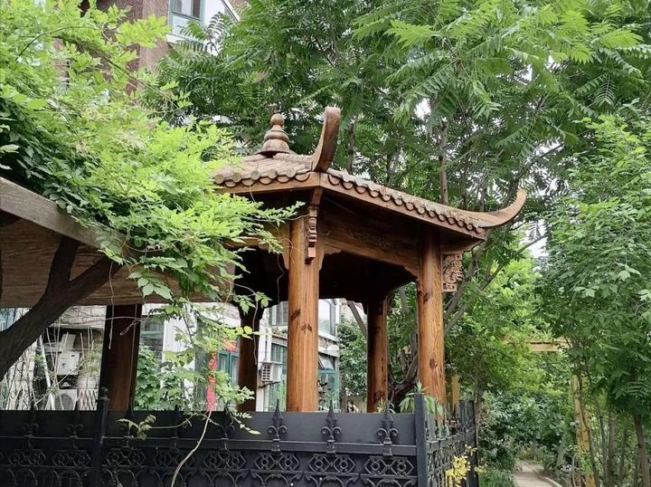 【凉亭系列】木纹漆应用场景 临观之美 木亭翼然 - 知乎