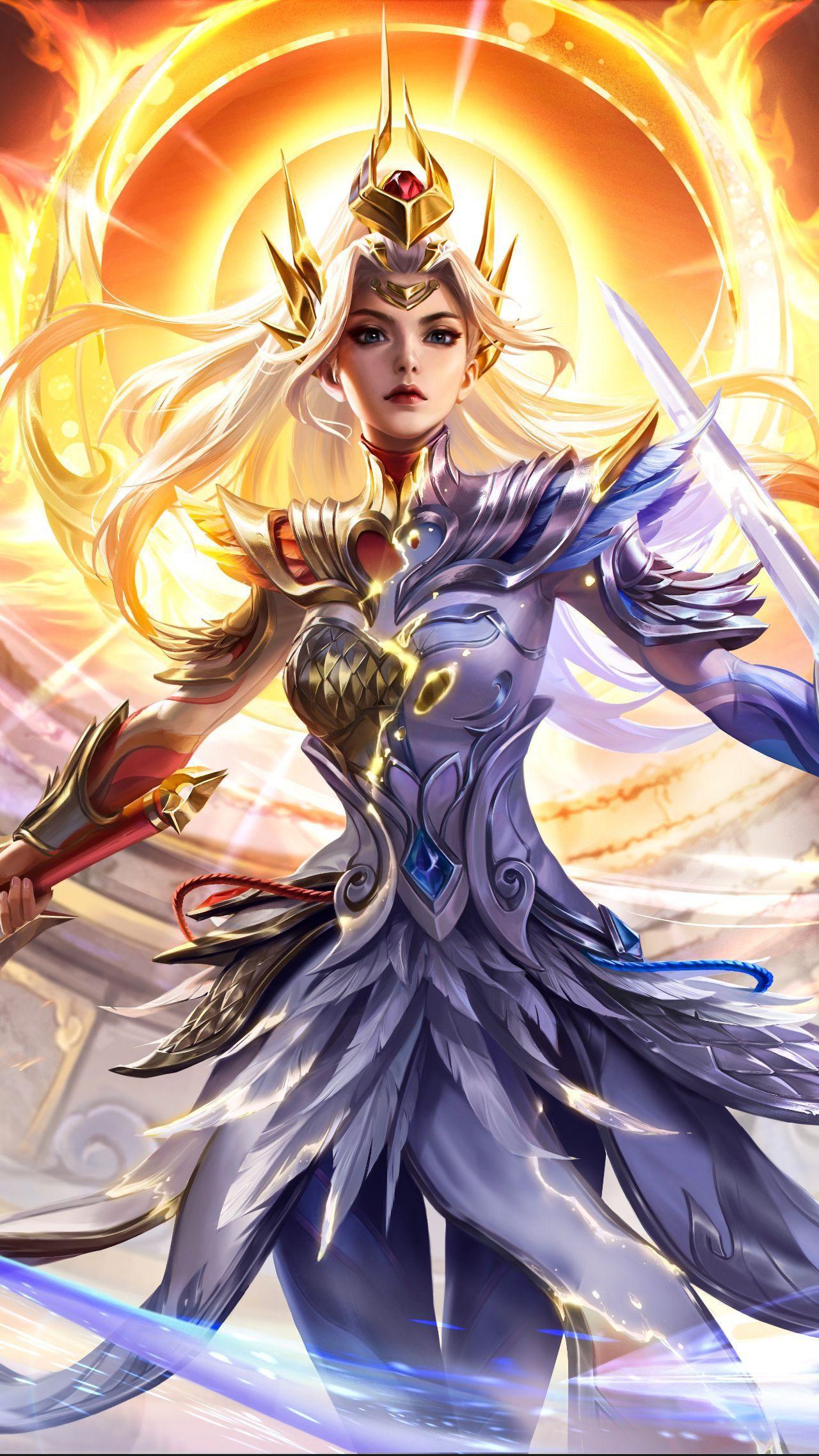 你觉得王者荣耀五个位置里分别最漂亮的女英雄是谁