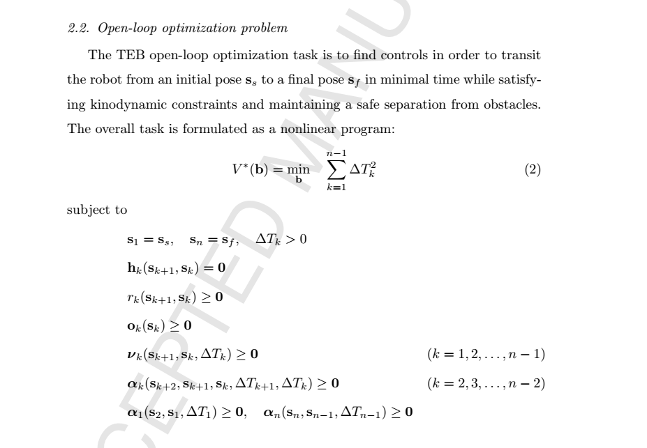 Online Trajectory Planning and Optimization - 知乎
