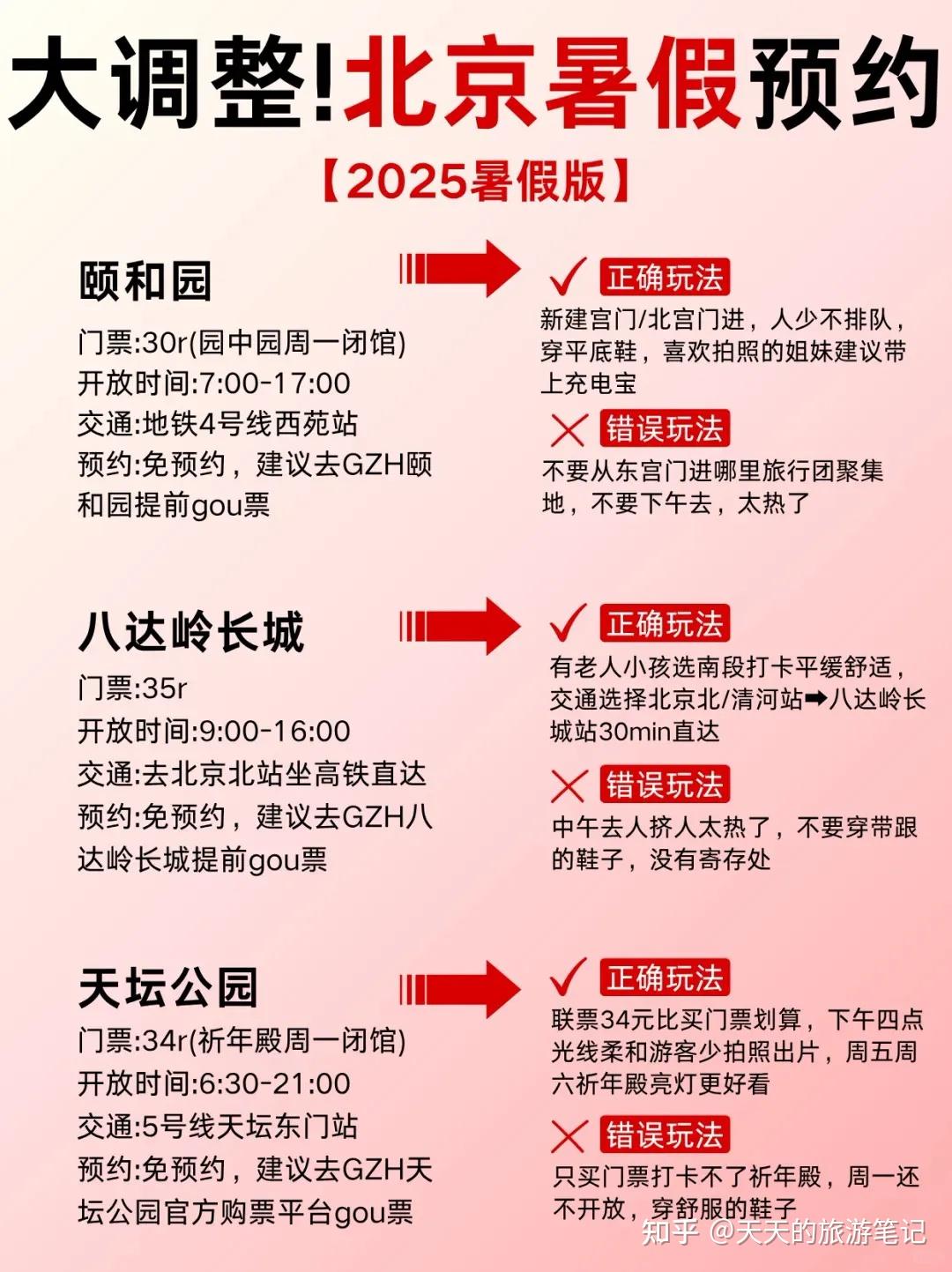 2025北京暑假旅行,景点预约大调整 - 知乎