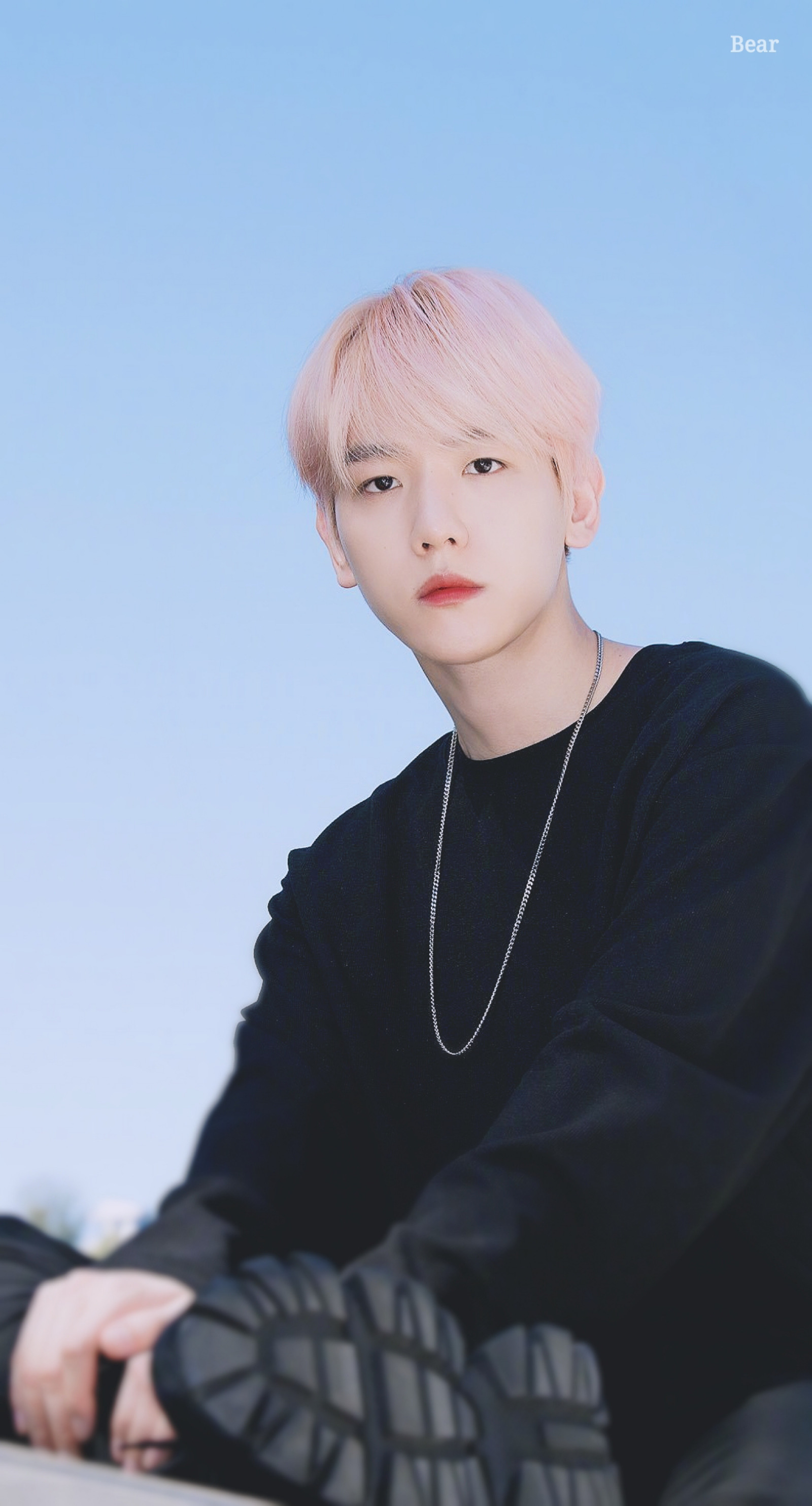 有没有边伯贤粉色头发的壁纸,无水印的? - 知乎