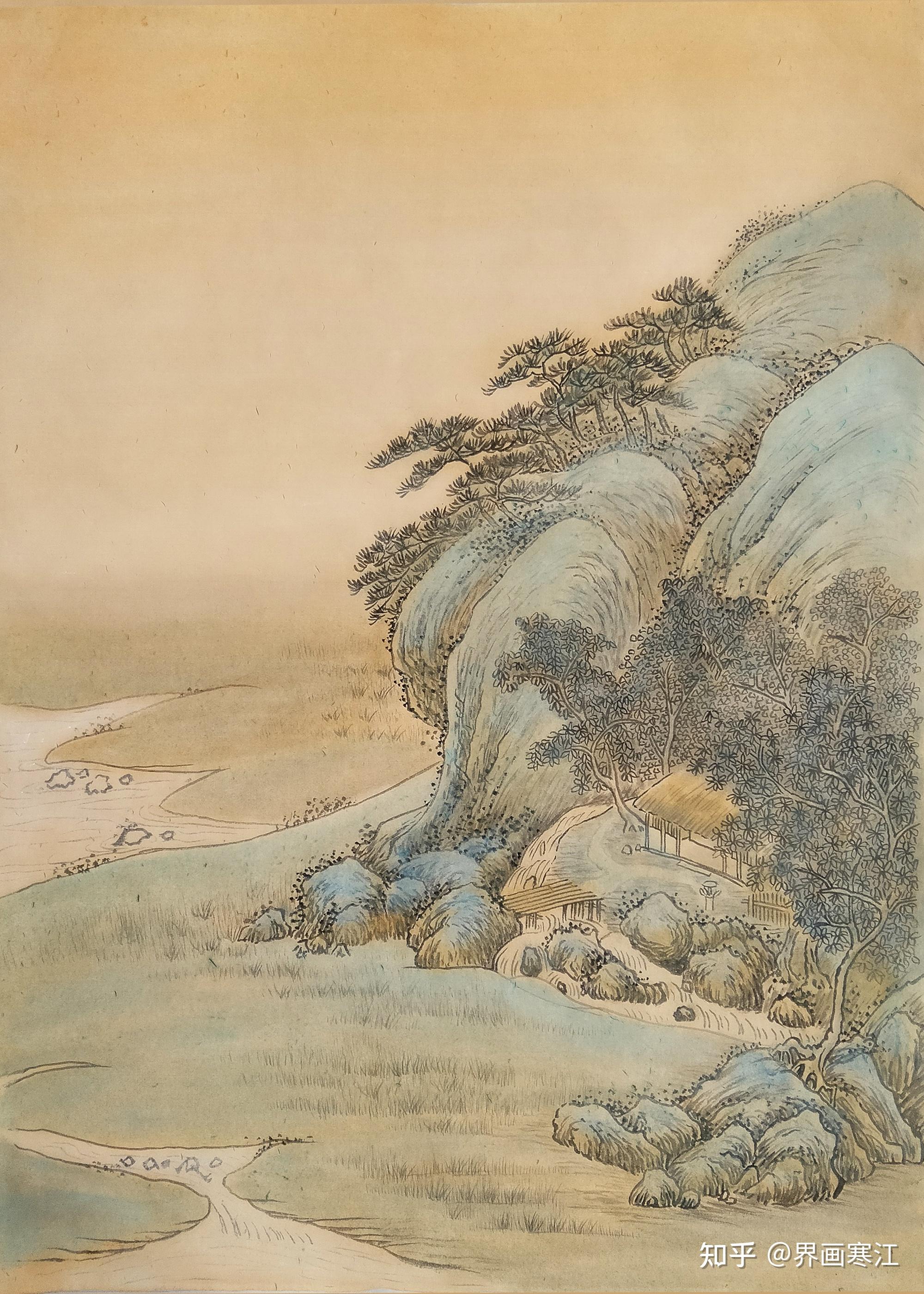 界画寒江---上色步骤图 /原作品发表于《崔培鲁.中国当代艺术名家》 - 知乎