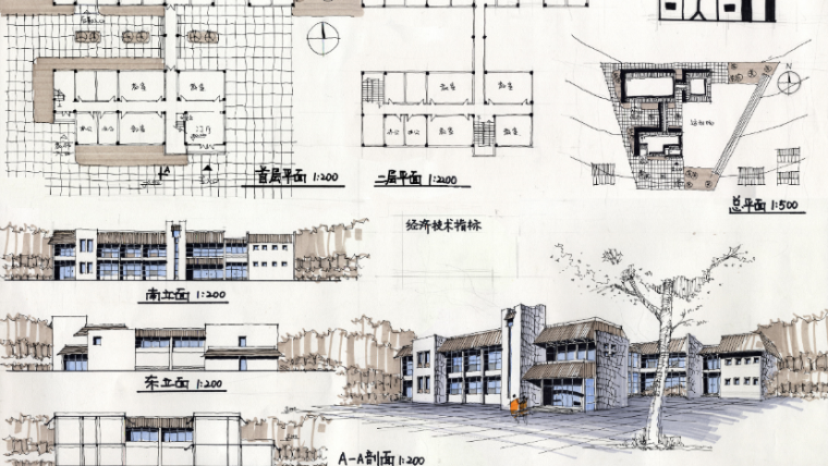 80张高分建筑快题设计 - 知乎