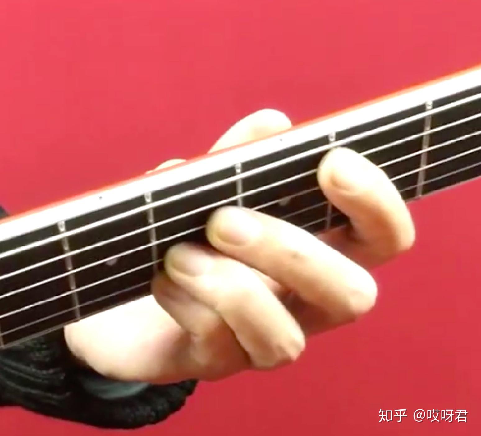 按吉他的大横按和弦(如F和弦),有何技巧? - 知乎
