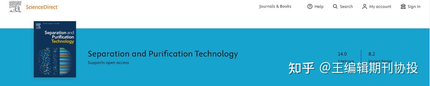 SEPARATION AND PURIFICATION TECHNOLOGY JOURNAL visual data 6