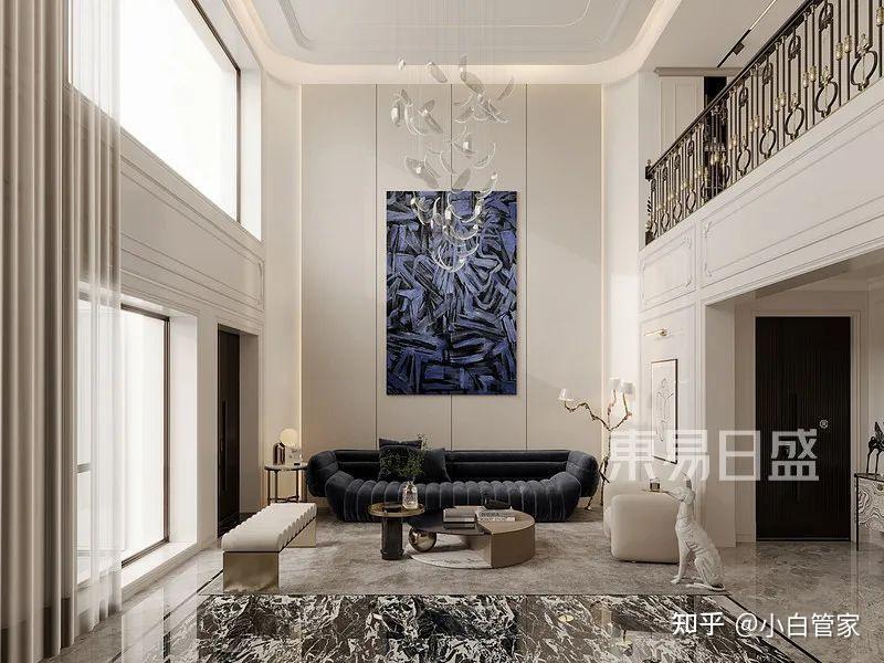 400㎡别墅设计,法式+复古,氛围感直接拉满! - 知乎