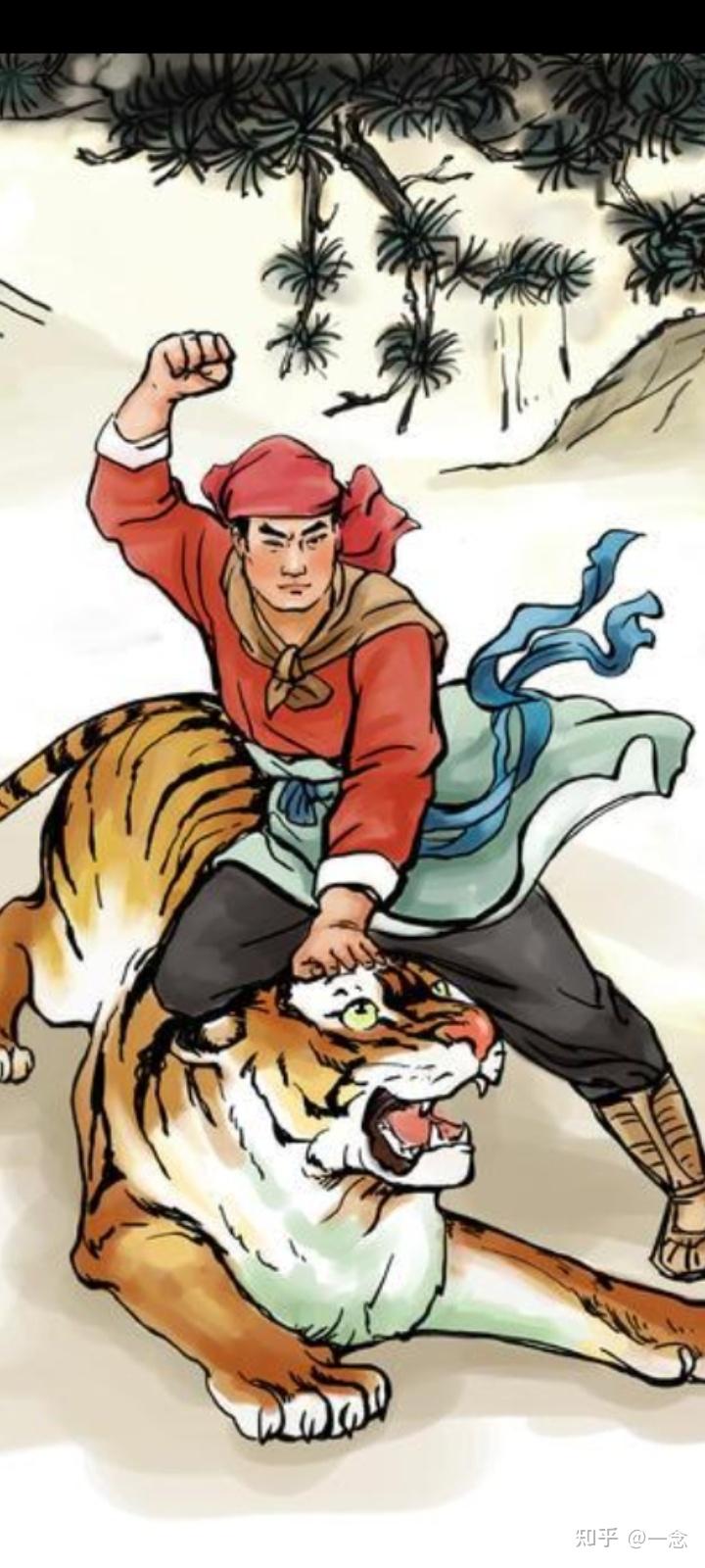 如何以"我穿越到《水浒传》里的武松,面对山林里遇到的老虎,醉酒也