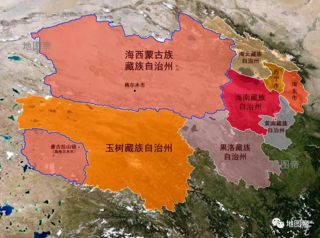 为何青海西南部包括唐古拉山镇的一小块地方归格尔木管辖而不是玉树