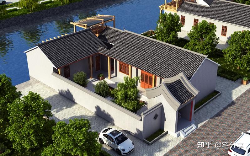 新农村住宅房屋设计图一层(农村一层别墅房屋设计住宅图片) - 知乎