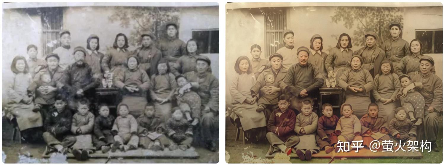 老照片修复教程：多人老照片修复 - 知乎
