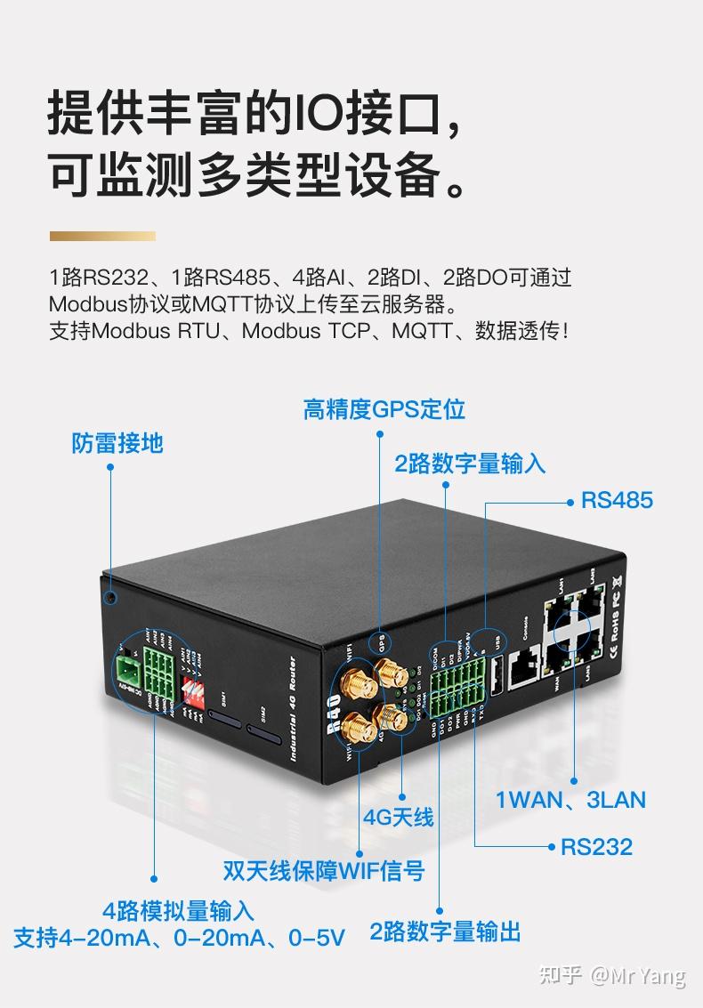4G 工业 VPN 无线路由器应用于智慧环保