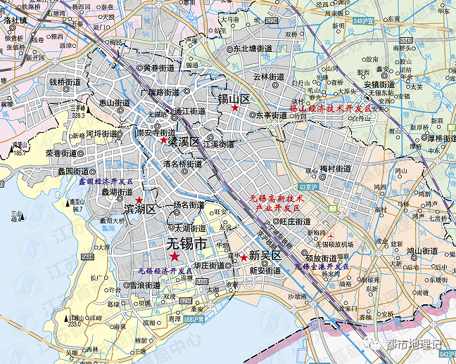 你家和单位在哪个街道最新最全版无锡区划地图