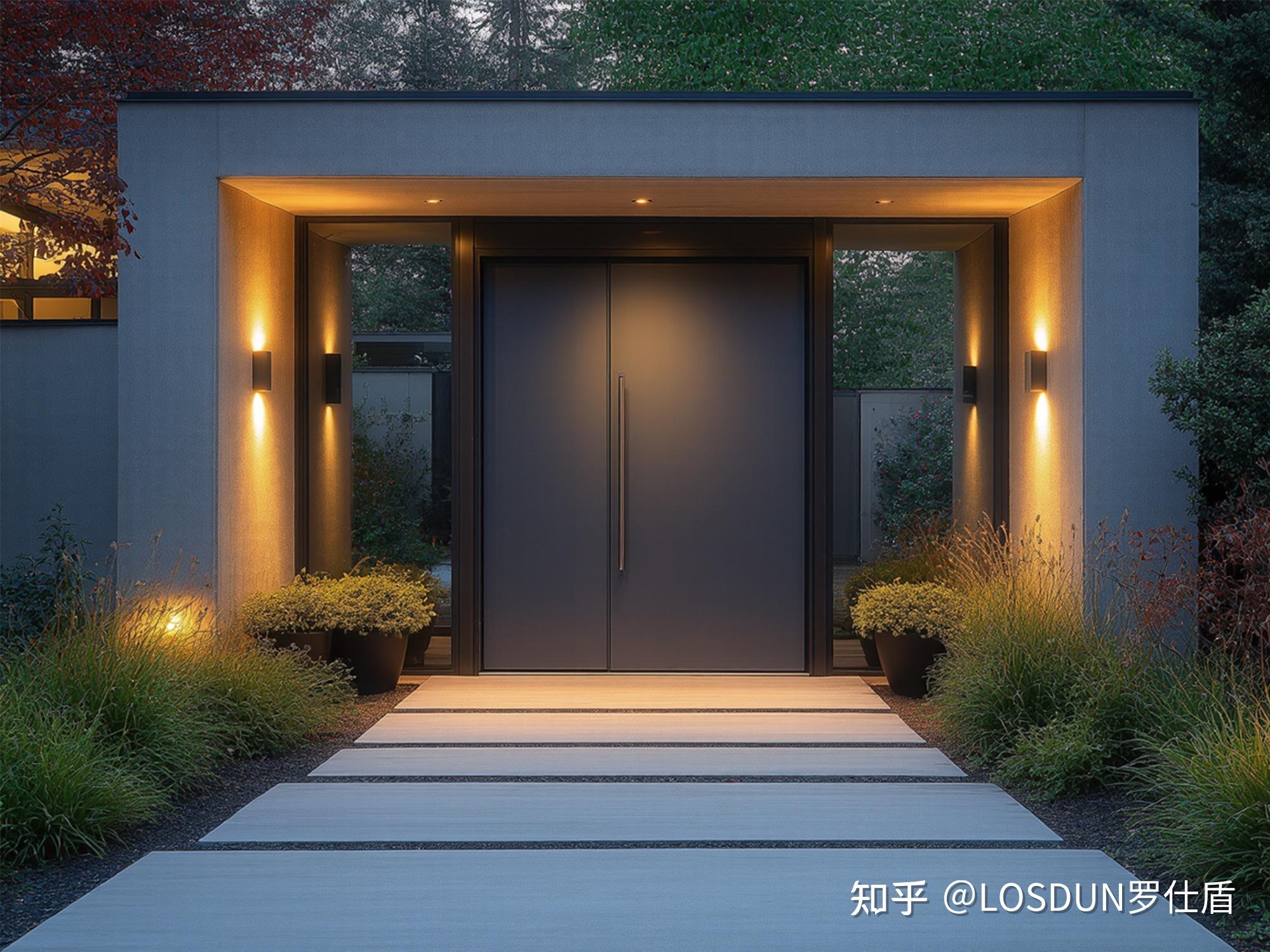 庭院门氛围灯,点亮归家美学,重塑仪式感