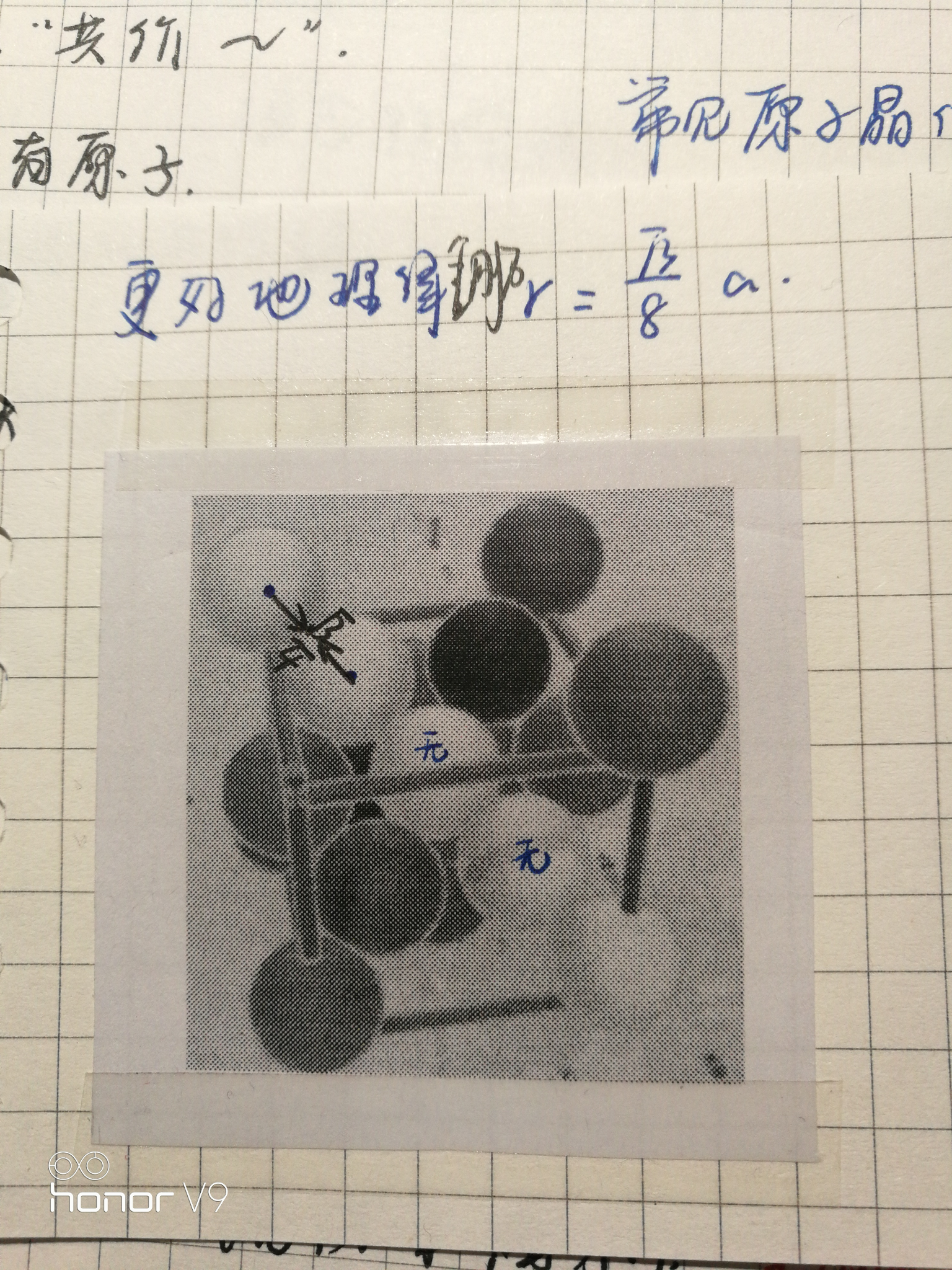 如何理解金剛石晶胞的體對角線等於8r