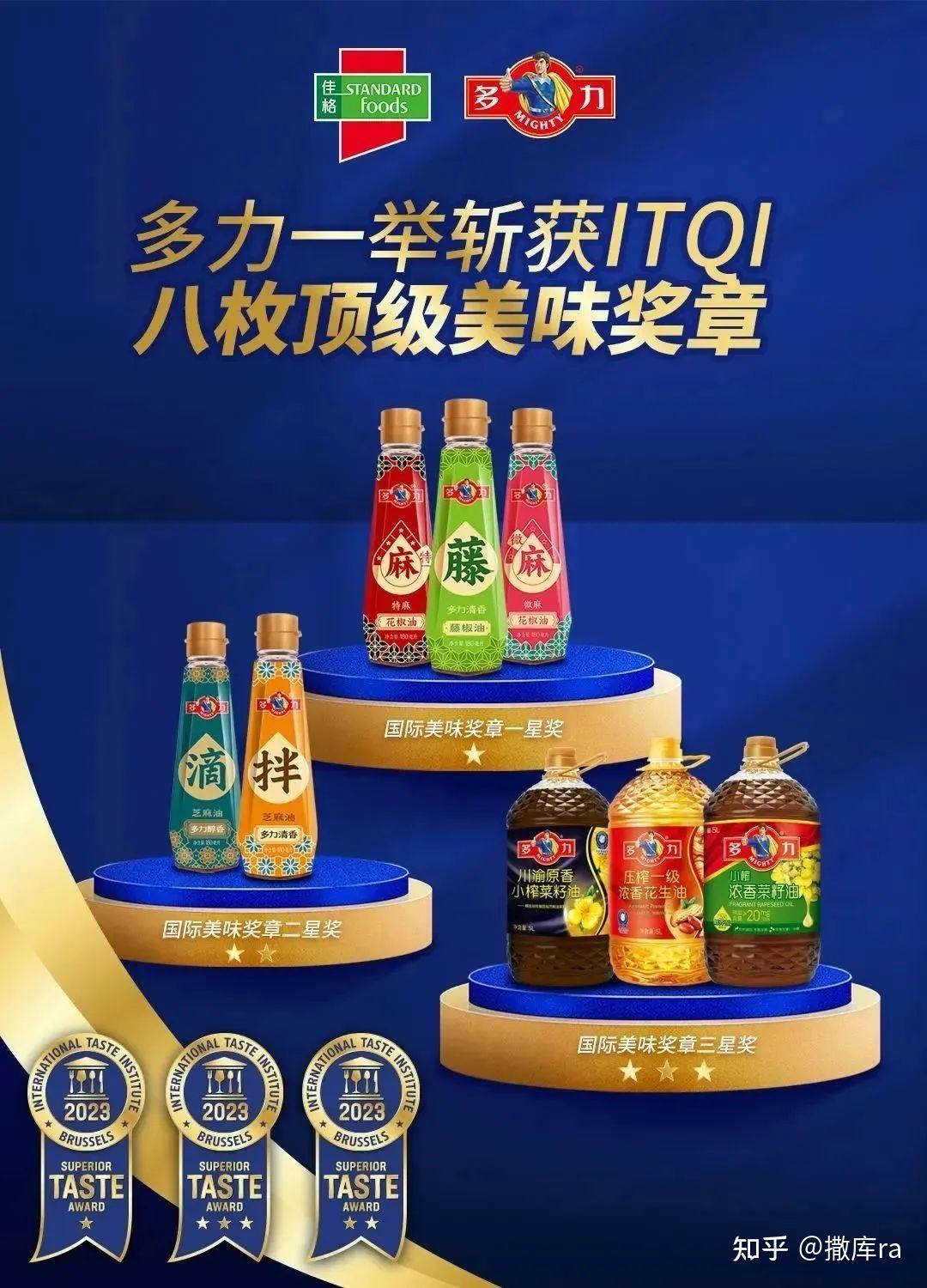 多力食用油表现出色，主力产品拿下国际美味奖钻石荣誉奖 - 知乎